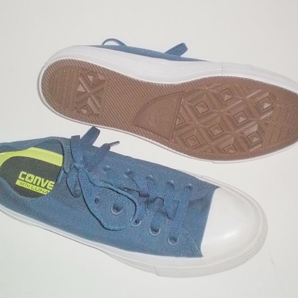 Converse Chuck Taylor All Star Royal Blue Lunarlon Shoes Men's Size 6 Women's 8 - Picture 5 of 5